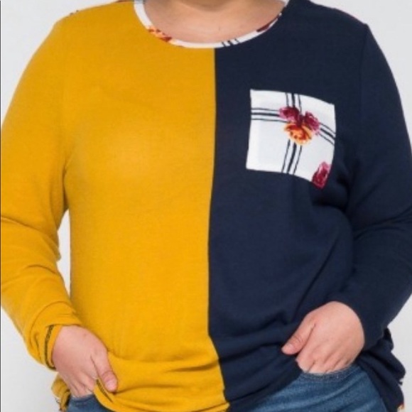 Plus Size collective rack women long sleeve Raglan Sleeve - Picture 3 of 4